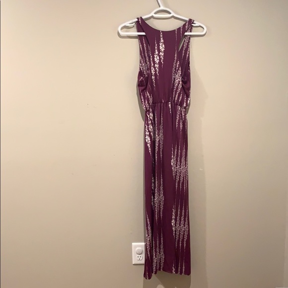 🆕 Jon & Anna Purple and White Maxi Dress - Women’s Size Small - Picture 6 of 8